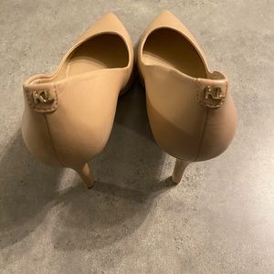 Karl Lagerfeld Tan Stiletto Heels